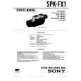 SONY SPK-FX1 Manual de Servicio