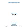 ARTHUR MARTIN ELECTROLUX AME ASF6140 F Manual de Usuario
