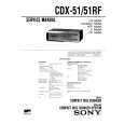 SONY CDX51/RF Manual de Servicio
