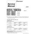 PIONEER KEH-1850X1N Manual de Servicio