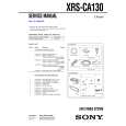SONY XRSCA130 Manual de Servicio
