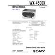 SONY WX4500X Manual de Servicio