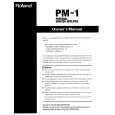 ROLAND PM-1 Manual de Usuario