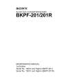 SONY BKPF-201 Manual de Servicio