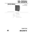 SONY SSCED2U Manual de Servicio