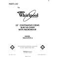 WHIRLPOOL RM255PXP0 Catálogo de piezas