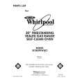 WHIRLPOOL SF385PEWW2 Catálogo de piezas