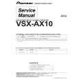 PIONEER VSX-AX10/SB Manual de Servicio