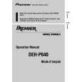 PIONEER DEH-P6450XN Manual de Servicio