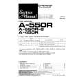 PIONEER A550R-S Manual de Servicio