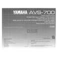 YAMAHA AVS-700 Manual de Usuario