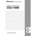 PIONEER CDJ-1000/KUCXJ Manual de Usuario