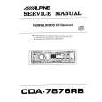 ALPINE CDA-7876RB Manual de Servicio