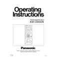 PANASONIC AWCB400N Manual de Usuario