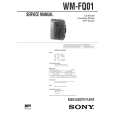 SONY WMFQ01 Manual de Servicio SONY WMFQ01 Manual de Servicio