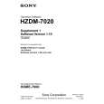 SONY HZDM-7020 Manual del propietario