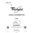 WHIRLPOOL MW1500XS1 Catálogo de piezas