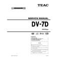 TEAC DV-7D Manual de Servicio
