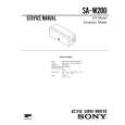 SONY SA-W200 Manual de Servicio
