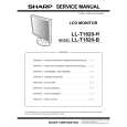 SHARP LL-T1820-B Manual de Servicio