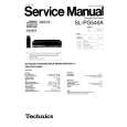 TECHNICS SL-PG540A Manual de Servicio