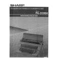 SHARP PA-3100H Manual de Usuario