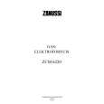 ZANUSSI ZCM6220W Manual de Usuario
