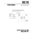 SONY XRS101 Manual de Servicio
