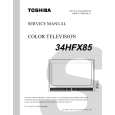 TOSHIBA 34HFX85 Manual de Servicio