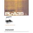 PIONEER PL-A35 Manual de Usuario
