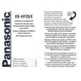 PANASONIC EBHF20 Manual de Usuario