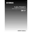 YAMAHA NS-P220 Manual de Usuario