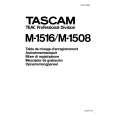 TEAC M1516 Manual de Usuario