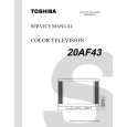 TOSHIBA 20AF43 Manual de Servicio