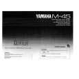 YAMAHA M-45 Manual de Usuario