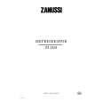 ZANUSSI ZI1451 Manual de Usuario