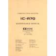 ICOM IC-R70 Manual de Servicio