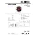 SONY XSV1633 Manual de Servicio