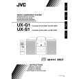 JVC UX-S1 for EE Manual de Usuario