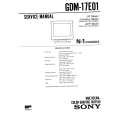 SONY GDM-17E01 Manual de Servicio