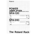 ROLAND SPA-240 Manual de Usuario