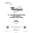 WHIRLPOOL SF305ESRW0 Catálogo de piezas