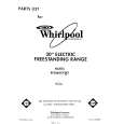 WHIRLPOOL RF306BXVW3 Catálogo de piezas