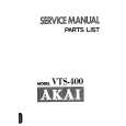 AKAI VTS-400 Manual de Servicio