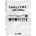 CASIO CASIOTONE1000P Manual de Usuario