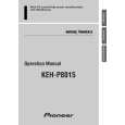 PIONEER KEH-P8015/XN/ES Manual de Usuario