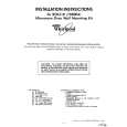 WHIRLPOOL RCK310 Manual de Instalación