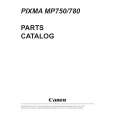 CANON PIXMA MP750 Catálogo de piezas