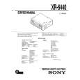 SONY XR-6440 Manual de Servicio