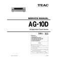 TEAC AG-10D Manual de Servicio TEAC AG-10D Manual de Servicio